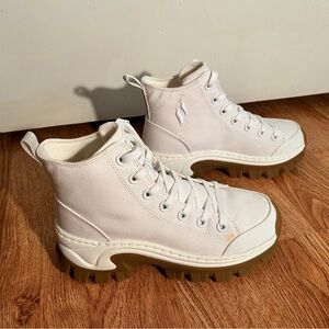 Mark Nason White High-Top Women's Sneakers